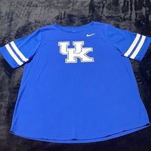 Nike “Ladies Fit” UK Shirt With Football Jersey Sleeves, EUC, Size XL